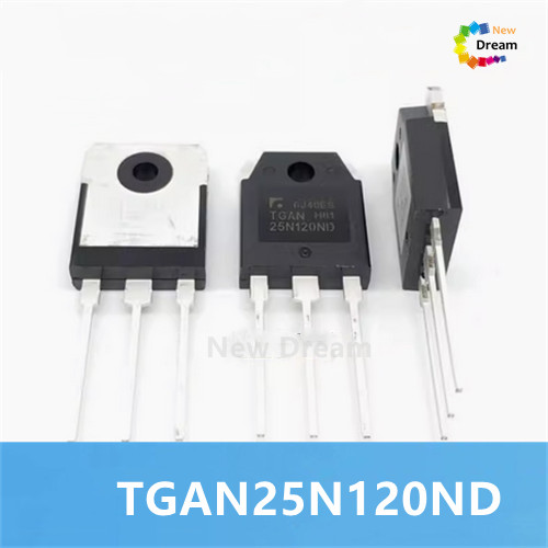 2 Chiếc TGAN25N120ND TGAN 25N120ND IGBT Ống Cảm Ứng Lò 25N120ND 1200V 25A TO-3P Transistor Hàn