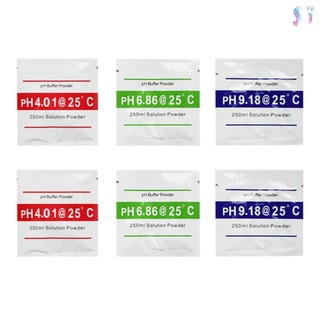 3 loại ph đo dung dịch hiệu chỉnh đồng hồ đo điểm hiệu chỉnh ph máy đo hiệu chuẩn dung dịch điểm bột 3 loại bột ph dung dịch bột ph bộ bột đo ph máy đo ph