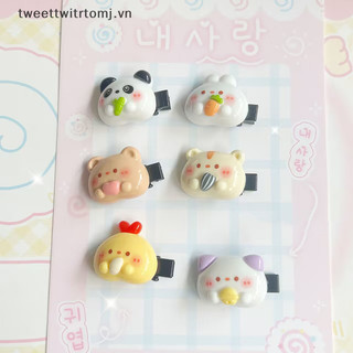 Tomj kawaii kẹp tóc hoạt hình động vật phụ kiện tóc dễ thương bền đẹp kẹp tóc nổ kẹp bên kẹp sinh viên mũ đồ chơi bé gái quà tặng vn