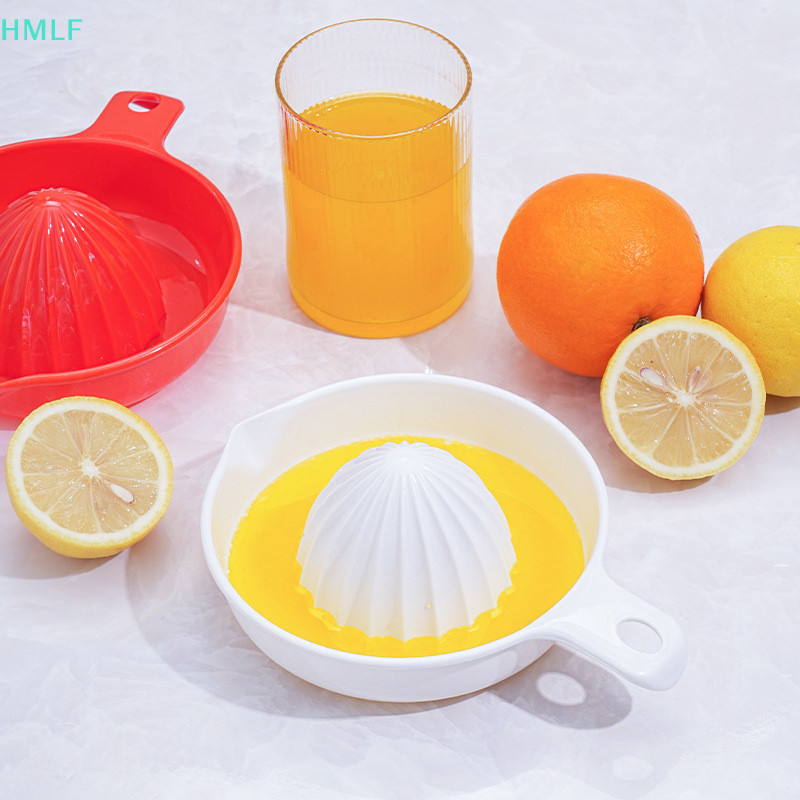 [Hm] Máy ép trái cây cam quýt nhà bếp Máy ép trái cây bằng tay màu cam Dụng cụ nhà bếp Máy ép trái cây cam chanh Máy ép trái cây bằng nhựa cấp thực phẩm [LF]