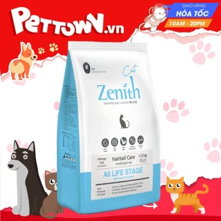 Thức ăn dạng hạt mềm cho mèo mọi lứa tuổi Zenith Hairball