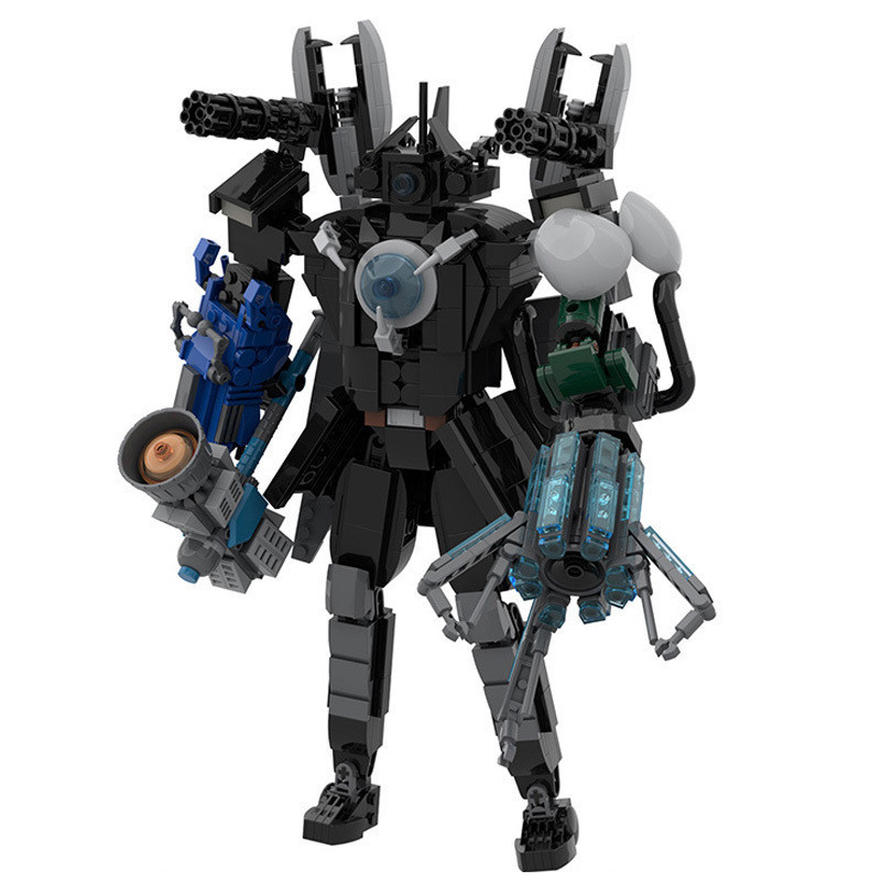 912 Mảnh Gạch Titan Camera Người Bộ Tương Thích Lego Skibidi Toilet Nhà Vệ Sinh