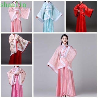 Váy Hanfu Trung Quốc SHANLIN, Váy Cosplay biểu diễn thêu hoa Váy cổ Trung Quốc, Quần áo công chúa Guifei thời nhà Hán Đường Trang phục Trung Quốc Nữ
