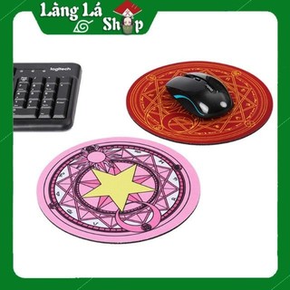 Miếng lót chuột hình tròn Variety of magic Sakura cao cấp siêu dễ thương bằng cao su thiên nhiên