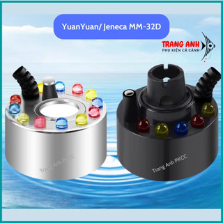 Máy tạo khói bể cá kèm đèn Led đổi máu, Máy phun sương tạo khói cho bể cá cảnh, bán cạn, trang trí hòn non bộ