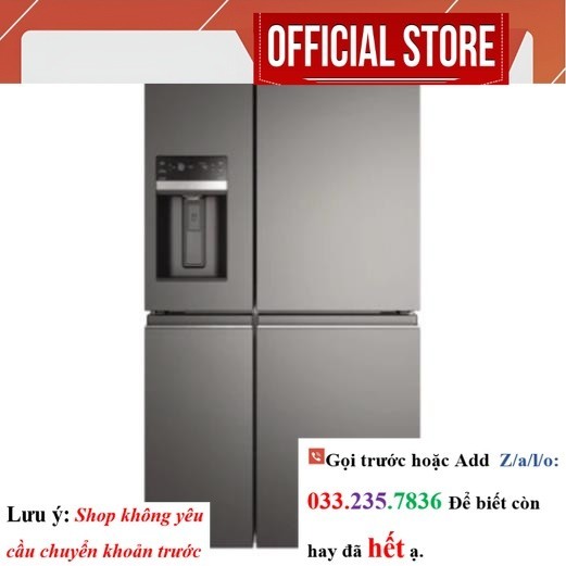 Tủ lạnh Electrolux inverter 607 lít EQE6879A-B <Sale<