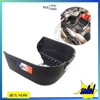 Rổ xe Wave RS Sirius Winner X Winner V1 Exciter...mẫu appi nhựa đen gắn giữa chắc chắn đựng đồ tiện lợi