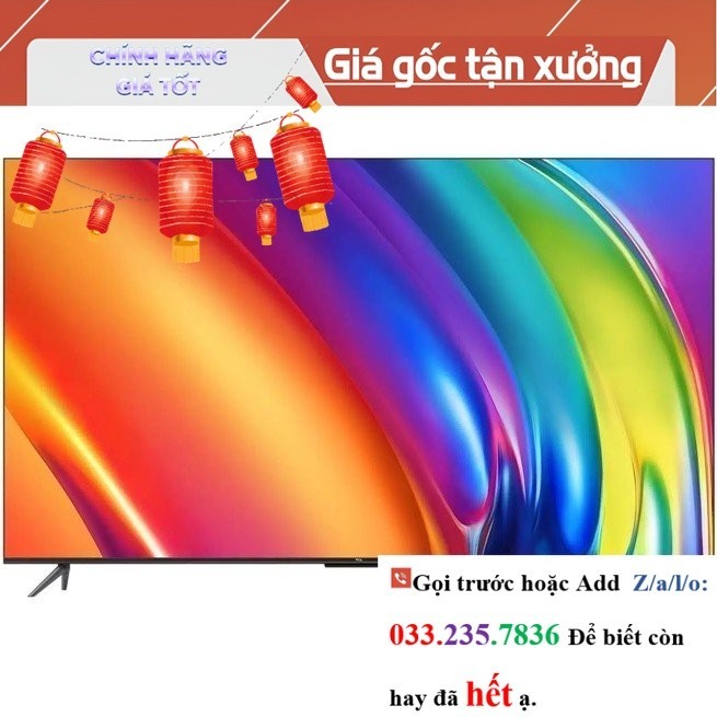 Google Tivi TCL 65P745 4K 65 Inch  'new'