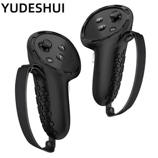 YUDESHUI 1 Cặp Tay Cầm Bộ Điều Khiển, Tay Cầm Bộ Điều Khiển Bảo Vệ Thay Thế, Phụ Kiện VR Vỏ Điều Khiển Silicon Chống Sốc Chống Trầy Xước Cho Meta Quest 3