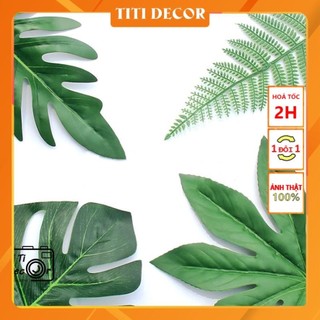 Hoa Giả, Lá giả trang trí TiTi decor, Hoa Giả Decor trang trí bàn làm việc, decor chụp ảnh sản phẩm, đạo cụ chụp ảnh
