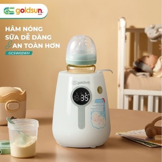 Máy hâm sữa đơn/ đôi Goldsun Care GCSW02WH làm nóng nhanh chỉ trong 3 phút Dễ dàng tùy chỉnh thời gian, nhiệt độ