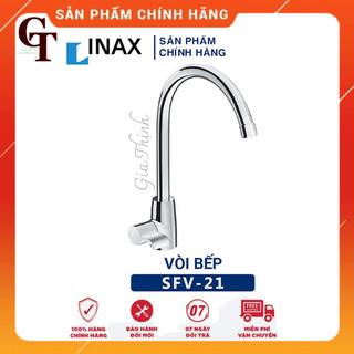 Inax chính hãng , vòi rửa chén bát lạnh inax sfv - 21, vòi bếp ren 21 dài 4cm , cam kết chính hãng