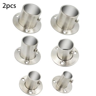 [Knwh] Tủ Inox Quần Áo Tủ Quần Áo Giá Đỡ Giá Đỡ Mặt bích Ổ Cắm 2 Chiếc
