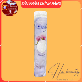 Bông tẩy trang Emily Đức 120 miếng,siêu mềm mại, mềm dai.