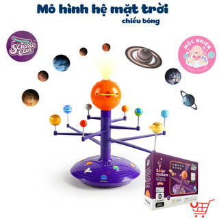 Bộ mô hình chiếu bóng và hệ mặt trời - solar system planetary e projector - chính hãng topbright