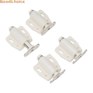 Latch 4Pcs Cabinet Doors Cupboard Doors Plastic+iron Pressure Push To Open