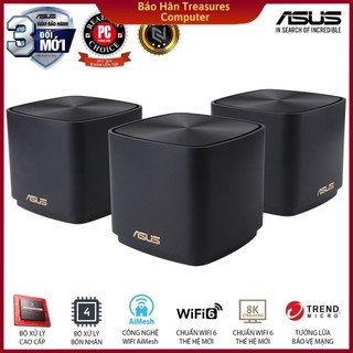 Bộ định tuyến Mesh Asus Wifi6 XD4S(B-2 PK) ZenWiFi Mini AX1800 Băng Tần Kép(Router WiFi có thể mở rộng)- Hàng Chính Hãng