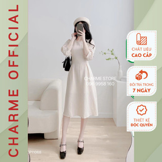  Váy nữ trơn dáng xòe Charme 11068