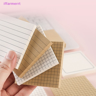 Iffarmerrt 80 tờ giấy dán cơ bản tối giản có thể xé giấy dán tự dính notepad bài note pad kế hoạch hàng tuần nhật ký note pad văn phòng phẩm vn