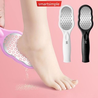  Smartsimple Bàn chân bằng thép không gỉ Thiết bị mài chân Loại bỏ da chết Chà chân Vết chai Chăm sóc bàn chân Dụng cụ làm móng chân A1V8 