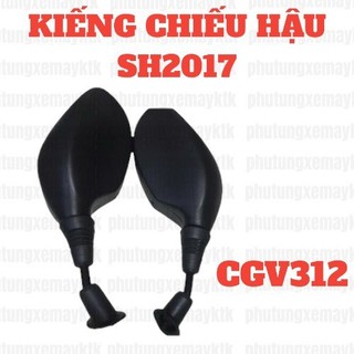  Cặp gương  kiếng kính  chiếu hậu xe máy SH 2017 - thiết kế chuẩn zin góc nhìn rộng an toàn 0BDCN 