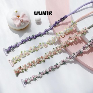 Uumir 1 Cặp Dây Đeo Vai, Dây Đeo Áo Ngực Hoa Co Giãn, Mềm Mại Chống Trơn Trượt Có Thể Điều Chỉnh Dây Đeo Đồ Lót Polyester Dây Thắt Lưng Tiệc Cưới Đầm