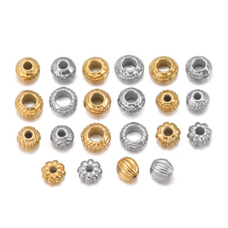  St. kunkka 5 Chiếc Thép Không Gỉ Miếng Đệm Hạt Chất Lượng Cao Hỗn Hợp Phong Cách Mạ Chân Không Hạt Cho DIY Vòng Tay Vòng Cổ Làm 