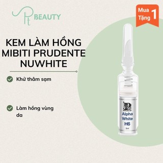 KEM GIẢM THÂM NÁM BẸN, NÁCH - MIBITI PRUDENTE NUWHITE H6 Tem Xanh 5ml