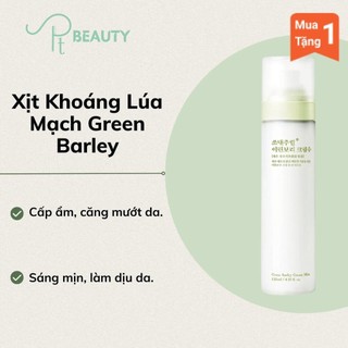 XỊT KHOÁNG LÚA MẠCH Green Barley Cream Mist - THUẦN CHAY CHO LÀN DA LÁNG MỊN