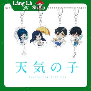 Móc khoá Mica anime Tenki no Ko (Đứa con của thời tiết) - Nhựa Cứng Acrylic In 2 mặt sắc nét ( ảnh thật )