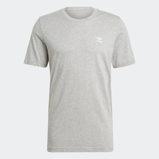 Adidas Phong cách sống Áo Thun Ba Lá Essentials Adicolor Nam Xám GN3414