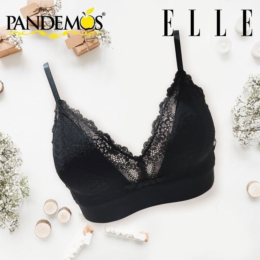 Áo ngực ELLE bralette không mút không gọng chất vải cao cấp thiết kế sang trọng LB6755