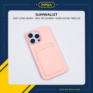 Ốp Lưng Có Ngăn Thẻ Đựng Nhiều Màu Cho Điện Thoại iPhone 16 Pro Max 15 14 13 12 Njoyshop