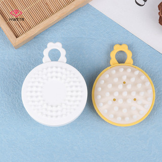 Hwetr Làm Sạch Dầu Gội Silicon Da Đầu Máy Mát Xa Tóc Dầu Gội Massage Lược Bàn Chải Da Đầu Massage Tóc Tắm Bàn Chải Lược Chăm Sóc Nhà Dụng Cụ Mới