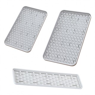 【FEELING 】Double Layer Drainer Tray Detachable Dish Rack Tea Draining Tray for Cup Fruit