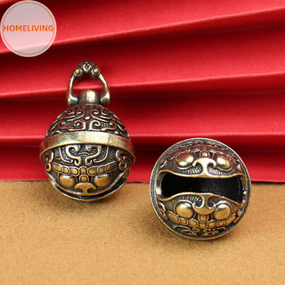 Homeliving Vintage Đồng Móc Khóa Đồng Nguyên Chất Gluttonous Chuông Xe Móc Chìa Khóa Mặt Dây Chuyền Nhỏ Nam Nữ VN
