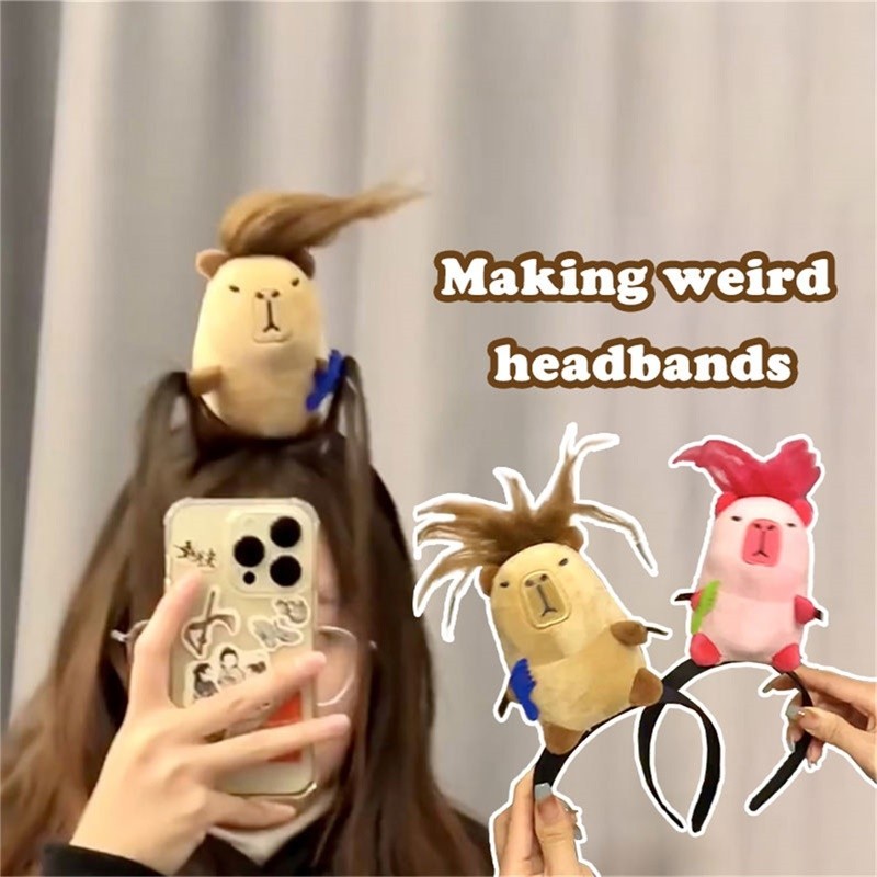 🔥CÓ SẴN🔥Gấu bông Capybara siêu mềm Búp Bê Nhồi Bông Capybara Mềm Mại Đáng Yêu, Gấu Bông Mô Phỏng Capybara