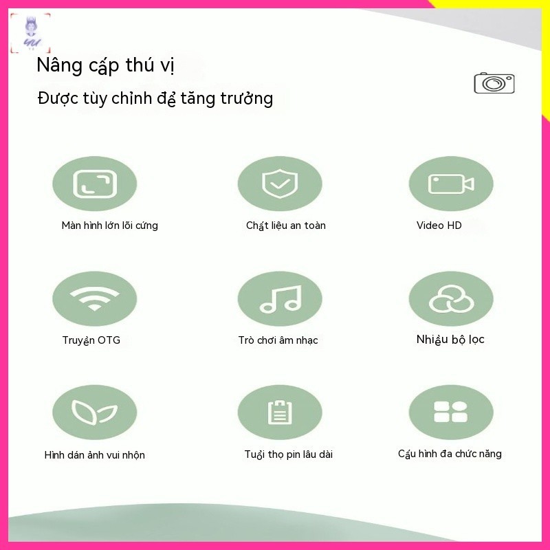 Máy Ảnh Kỹ Thuật Số hd Hai Lớp Có Thể Tải Lên Tải Cho Điện Thoại Máy Ảnh Đồ Chơi Đa Năng Cho Trẻ Em
