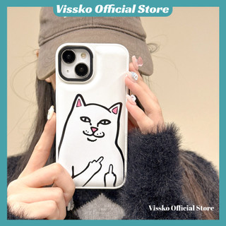 Ốp Điện Thoại Lord Nermal RIPNDIP Cho iPhone 15 / 14 Pro / 13 Pro Max / 12 / 11 Pro Max XS Max X XR Vỏ Điện Thoại Nhung Chống Sốc
