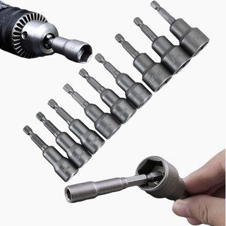 Bộ điều khiển đai ốc từ tính OTO 8mm-19mm Bộ chuyển đổi mũi khoan 1 / 4 '' Chuôi lục giác