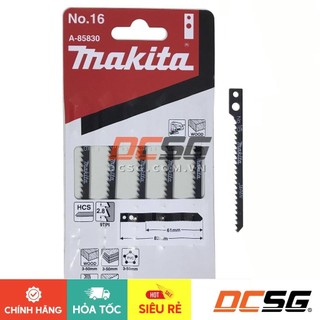 Lưỡi cưa lọng cắt lượn gỗ chuôi có lỗ no.16 makita a-85830 | dcsg