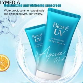 LYMEDIA Kem chống nắng body da mặt, SPF50 + Kem dưỡng da cách ly Gel làm trắng, Kem chống nắng body UV Aqua Rich Chăm sóc da chống thấm nước cho cơ thể mặt