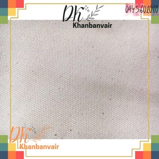 Vải bố canvas loại dày màu be tự nhiên ( khổ vải 1,6m x 1 m tới)