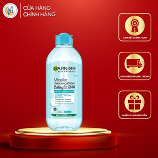 Nước Tẩy Trang Dành Cho Da Dầu Mụn Garnier Salicylic BHA Micellar Cleansing Water 400ml - XANH