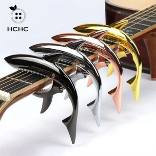 Hchc Đàn Guitar Capo Phụ Kiện Đàn Guitar Chất Lượng Cao Acoustic Chỉnh Nhanh Thay Đổi Kẹp Đàn Guitar Điện Hợp Kim Kẽm Cá Mập Capo