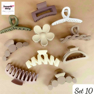 Set 10 kẹp tóc càng cua size to