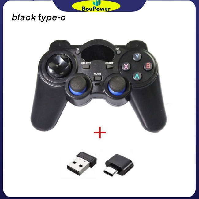 Boupower 2.4g Android Tay cầm chơi Game không dây Tay cầm điều khiển trò chơi Joypad