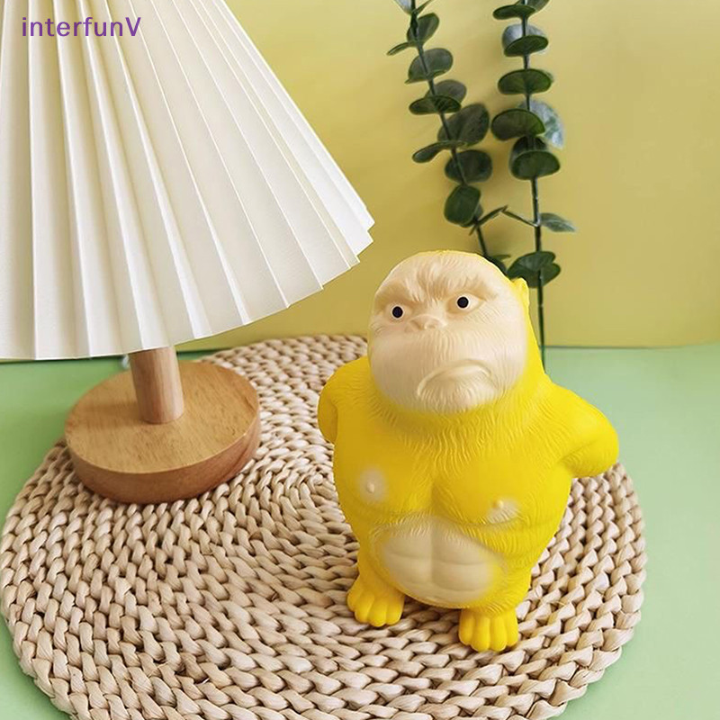 [Interfunv] Antistress Big Giant Orangutan Fidget Toys, Squishy Toys, Elastic Monkey, Funny Gorilla, Trò chơi giảm căng thẳng, Trang trí nhà cửa Sc [MỚI]