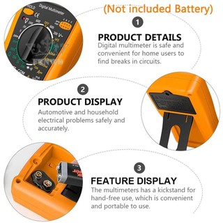 -New In April-Digital Multimeter Kit Ohmmeter Volt Voltmeter ABS AC DC Ammeter DM850[Overseas Products]
