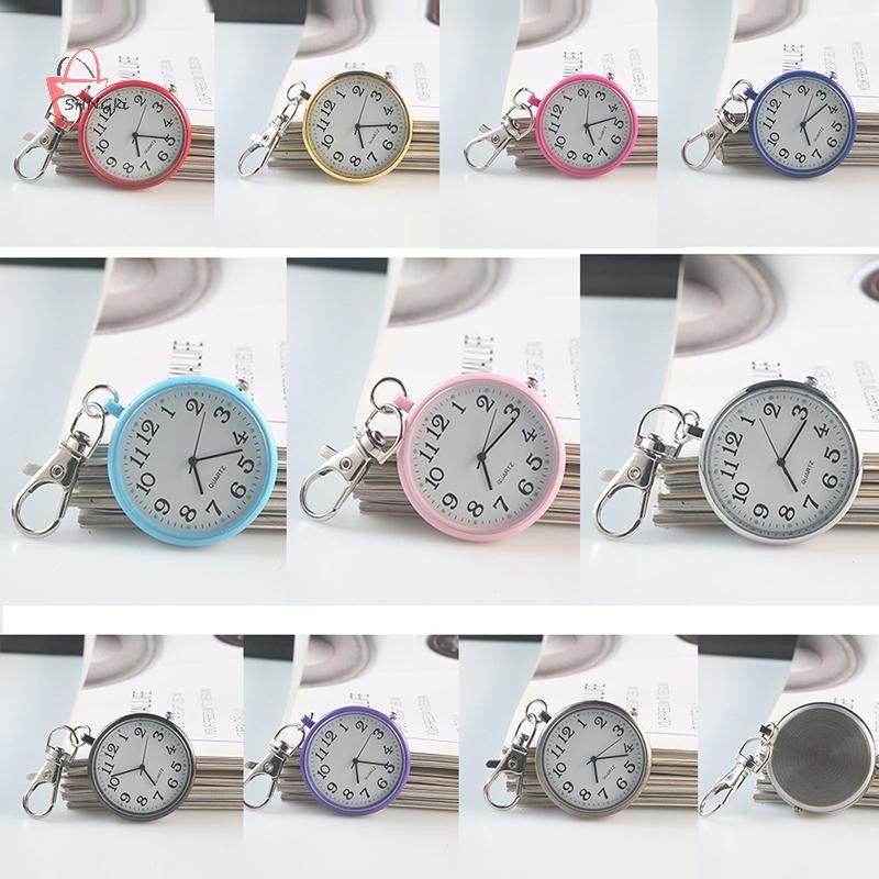 Shngki Mới Bỏ Túi Đồng Hồ Móc Khóa Điều Khiển Từ Xa Đồng Hồ Sinh Viên Bác Sĩ Y Tế Vintage Đồng Hồ MNS